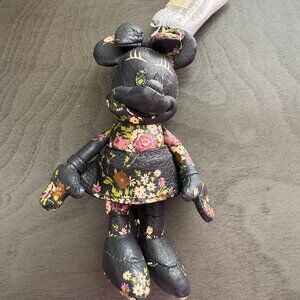 Coach Minnie Mouse Leather Keychain/Bag charm - NWT